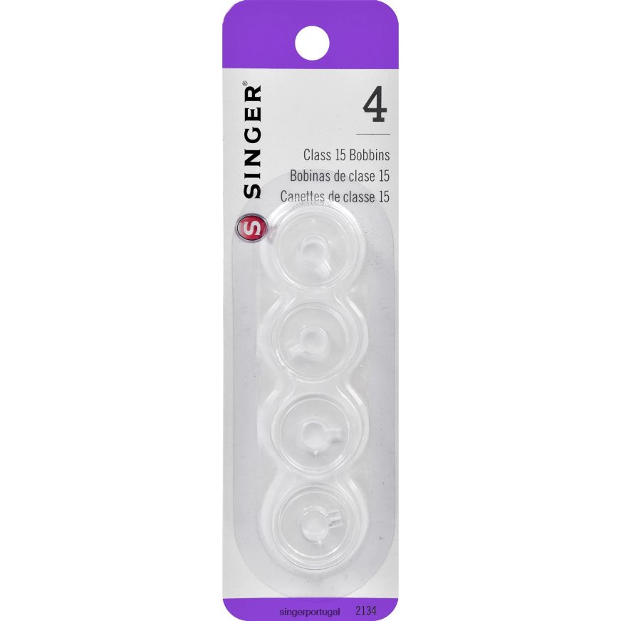 bobinas classe 15 - transparentes DB262X122 SINGER acessórios