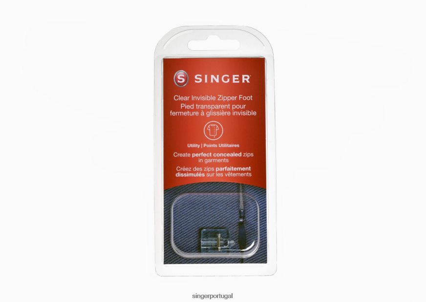 calcador com zíper invisível para máquinas de costura e bordado da série se91 DB262X105 SINGER acessórios