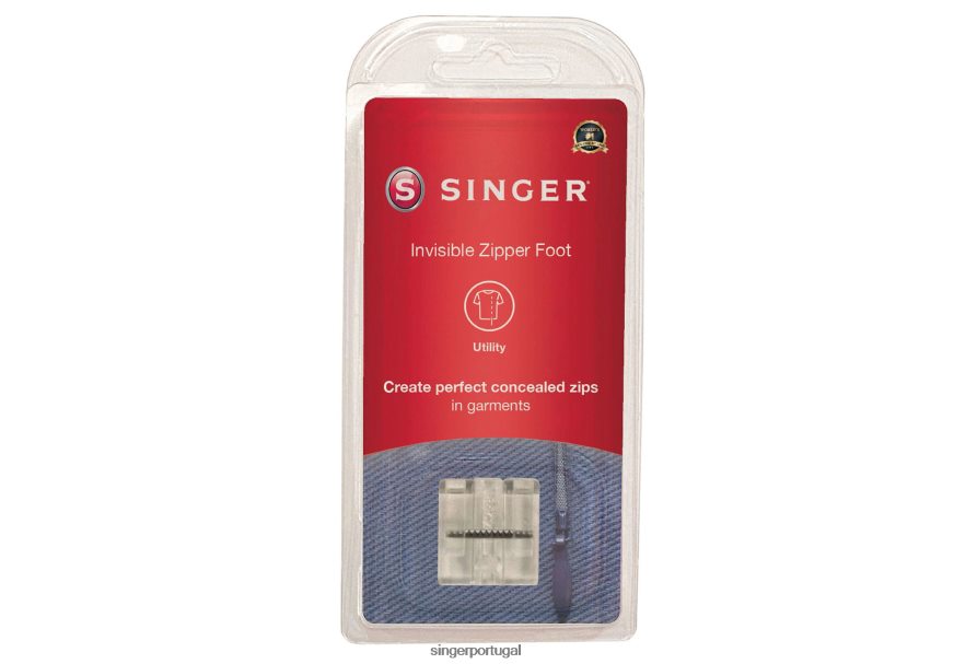 pé de zíper invisível DB262X104 SINGER acessórios