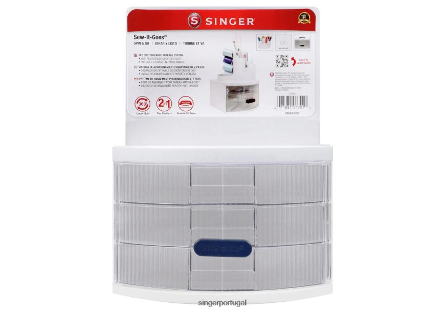 sistema de armazenamento costurar e girar DB262X93 SINGER acessórios