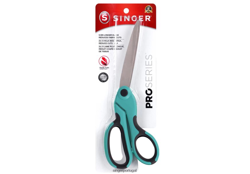 Tesoura curvada prosérie de 9,5" para serviço pesado com empunhadura confortável DB262X163 SINGER acessórios