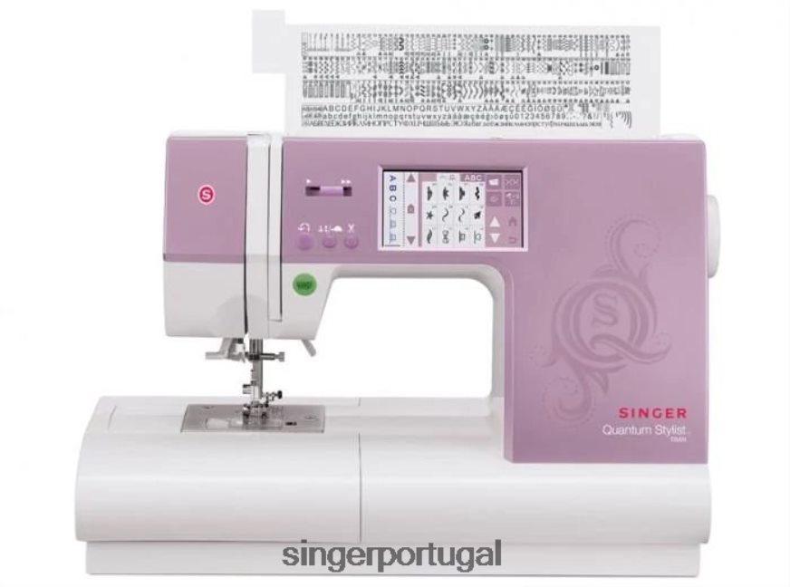 máquina de costura estilista quântica 9985 DB262X56 SINGER máquinas