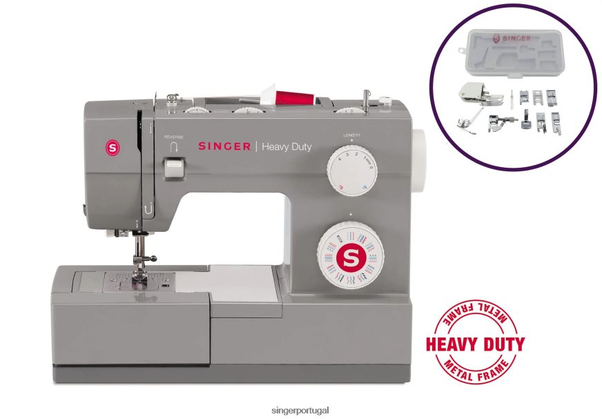 Pacote de kit de calcador para máquina de costura resistente 4432 DB262X15 SINGER máquinas