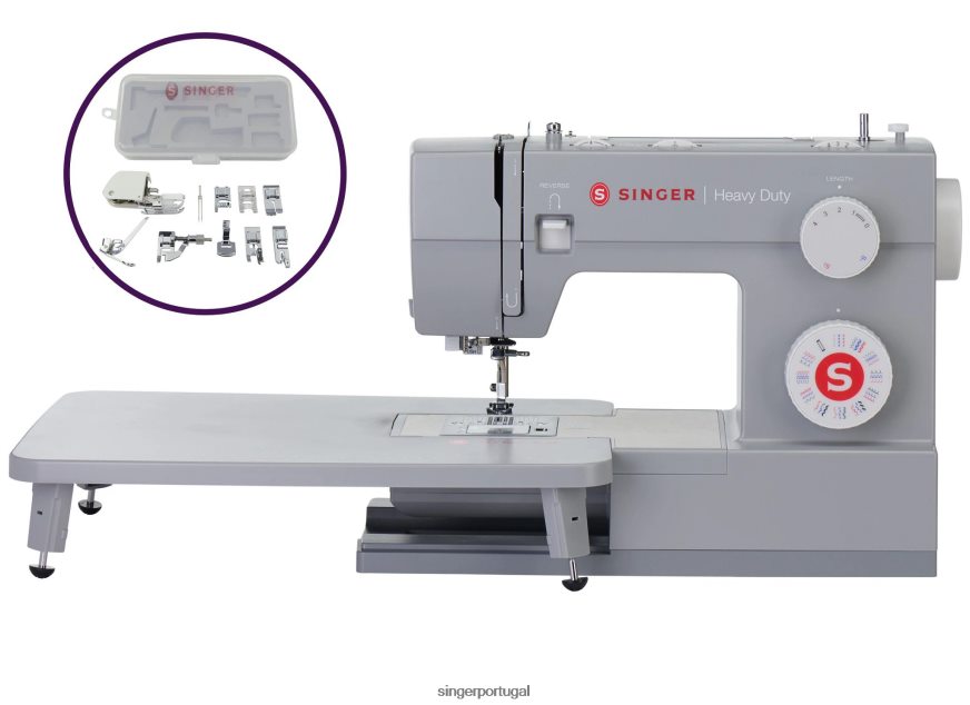 máquina de costura 6380 resistente e pacote de calcador DB262X23 SINGER máquinas