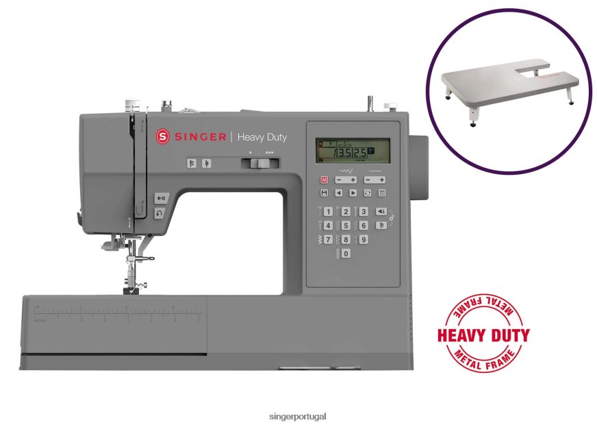 máquina de costura 6700c resistente e mesa de extensão DB262X10 SINGER máquinas